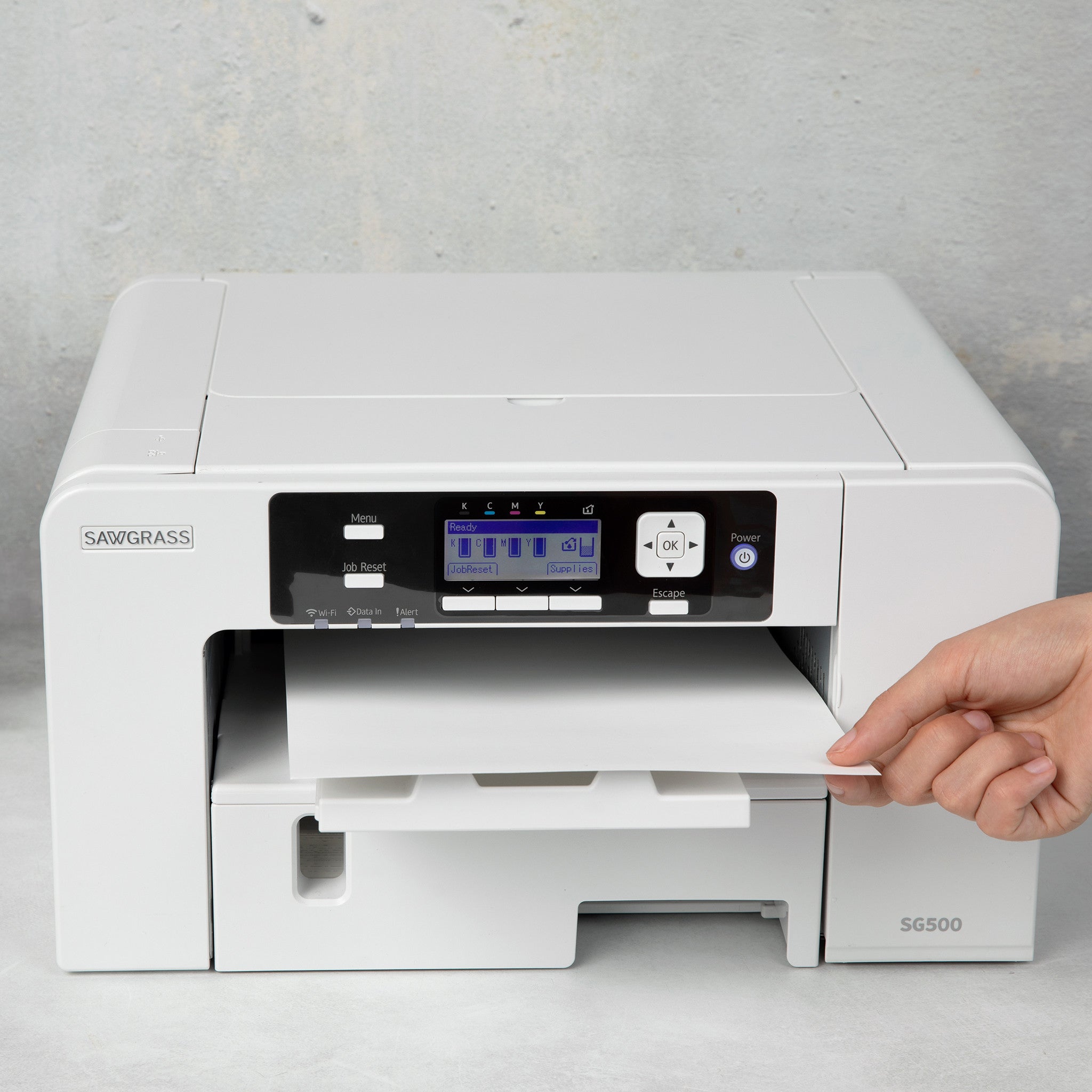 Sawgrass SG500 Sublimation Printer with 31ml Versiflex Kit & Paper 8.5x11, 100 sheet - Joto Imaging Supplies Canada